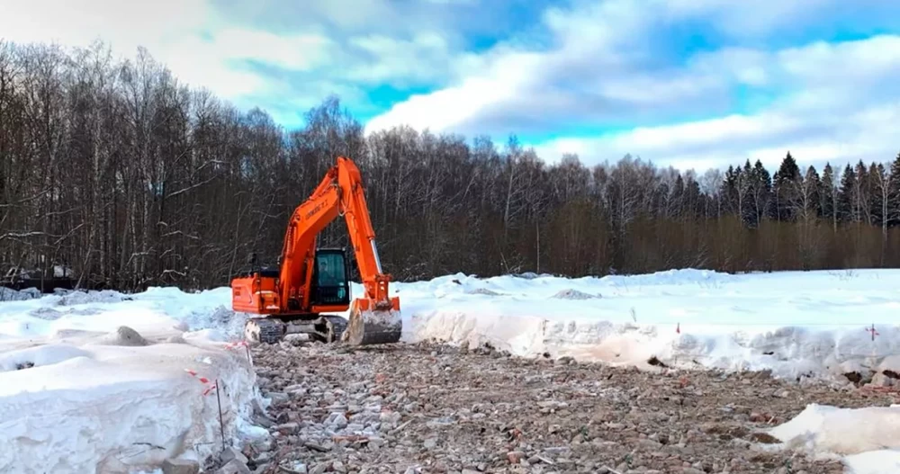 Новости о посёлке Начато строительство дорог и ограждения