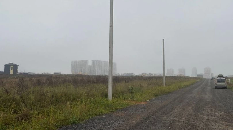 Новости о посёлке Идет установка ЛЭП по территории поселка