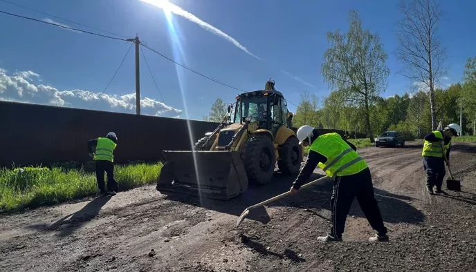 Новости о посёлке Отремонтирована подъездная дорога к поселку