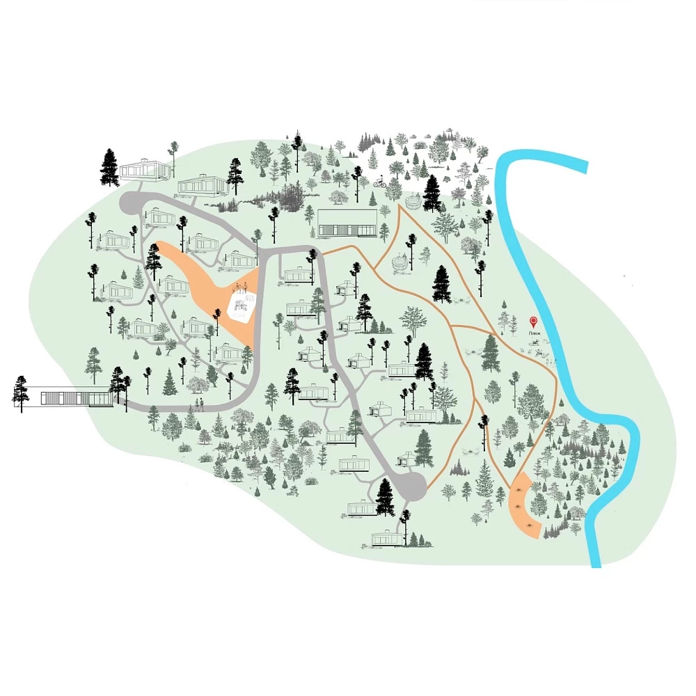 План поселка Таруса