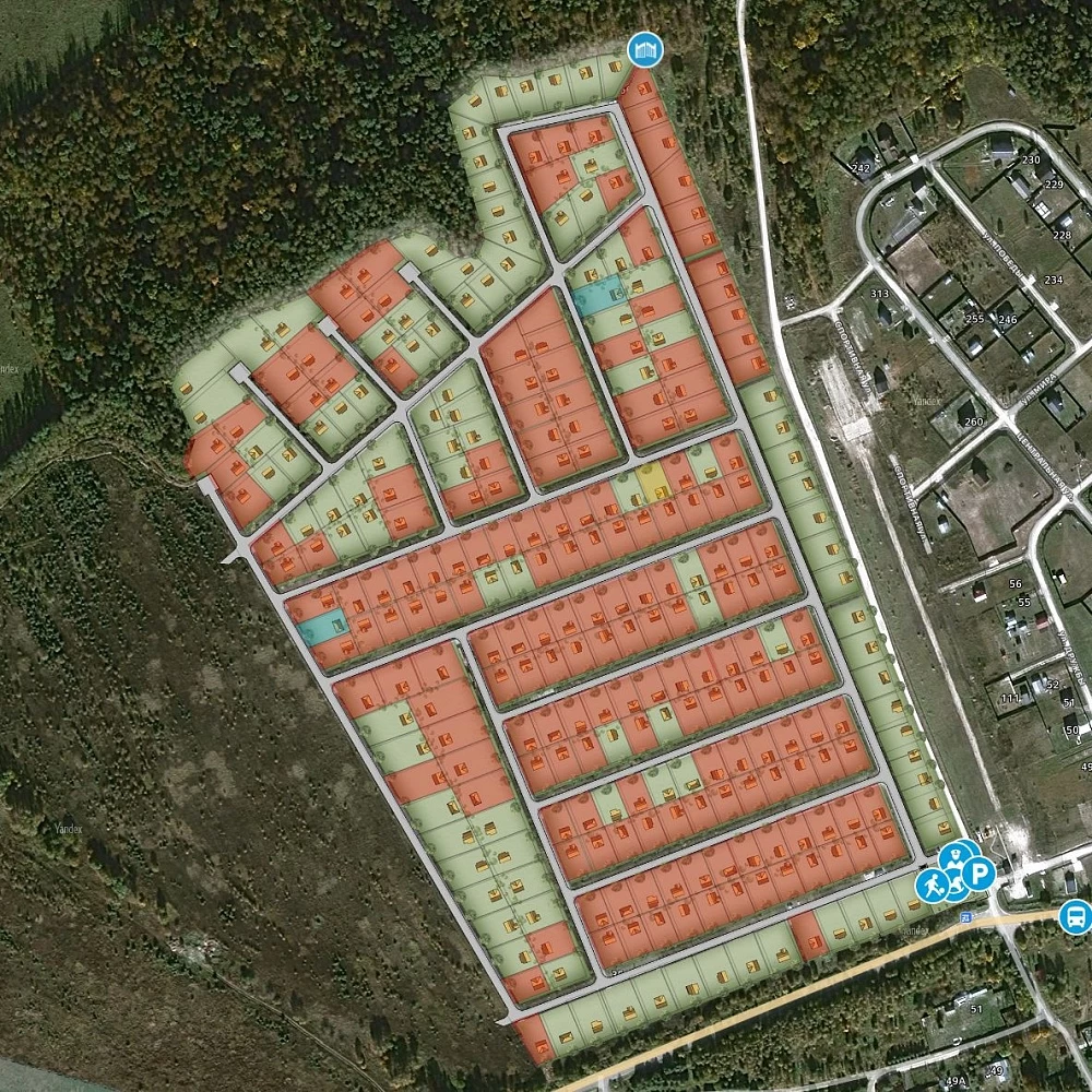 План поселка Починки-2