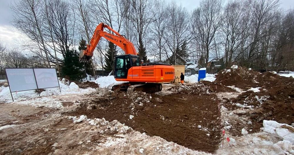 Новости о посёлке Начато строительство въездной группы