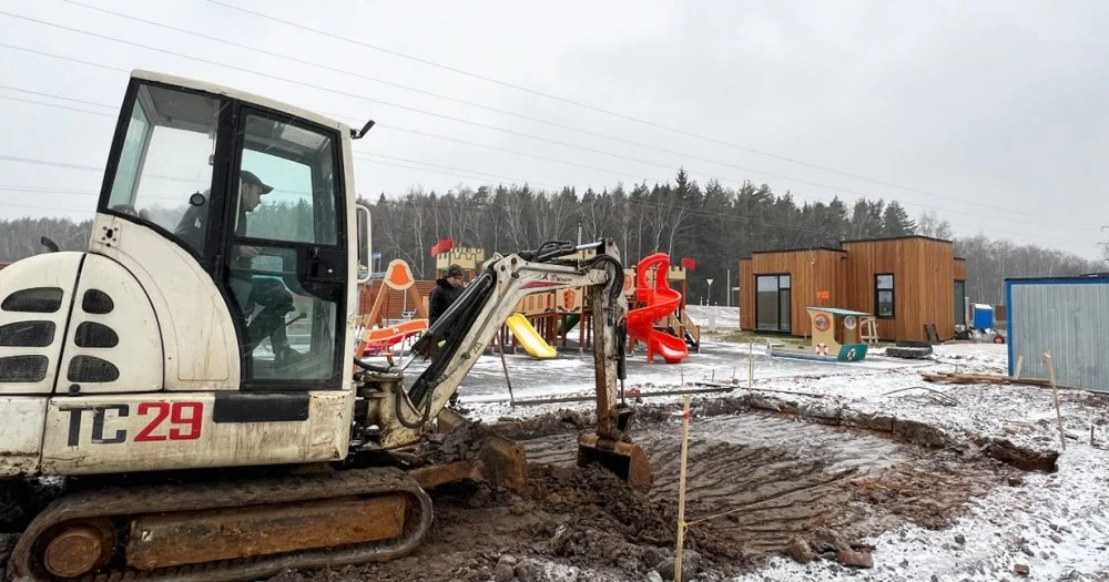 Новости о посёлке В поселке начали строить зону общего пользования