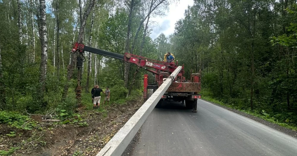 Новости о посёлке Подъездная дорога к поселку заасфальтирована