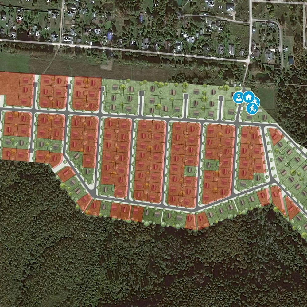 План поселка Высоково