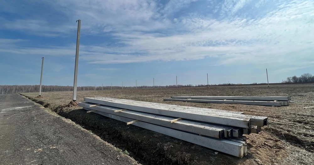 Новости о посёлке В Грибоедово начался монтаж ЛЭП