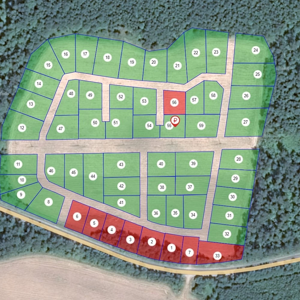 План поселка Павлов луг