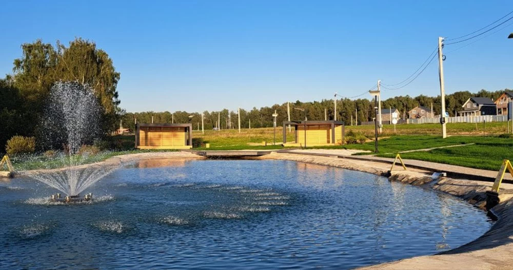 Новости о посёлке В поселке построен водоем с пляжем