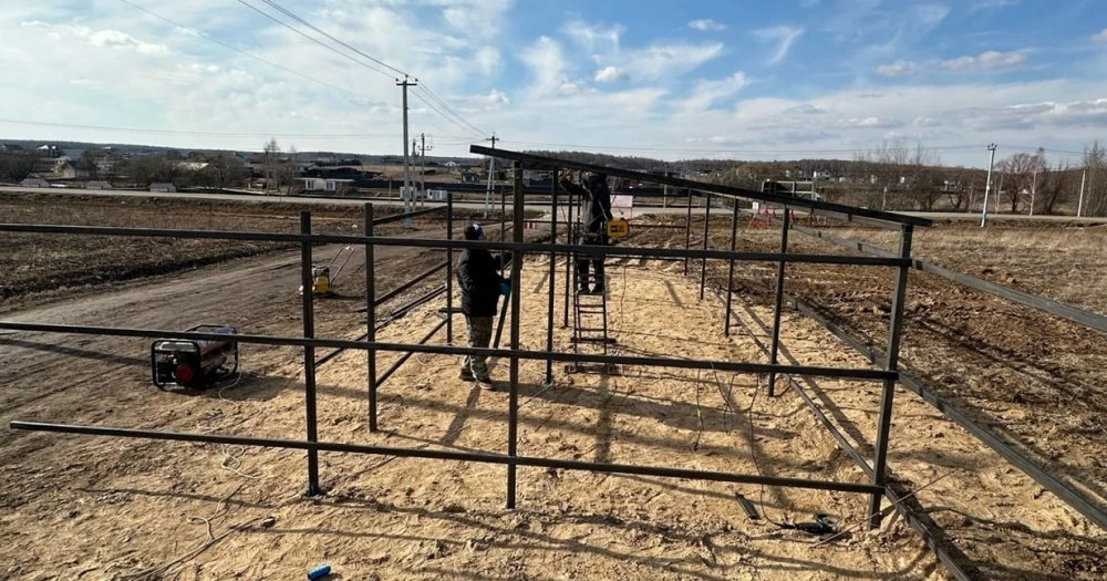 Новости о посёлке Рядом с поселком смонтирована площадка для сбора ТБО