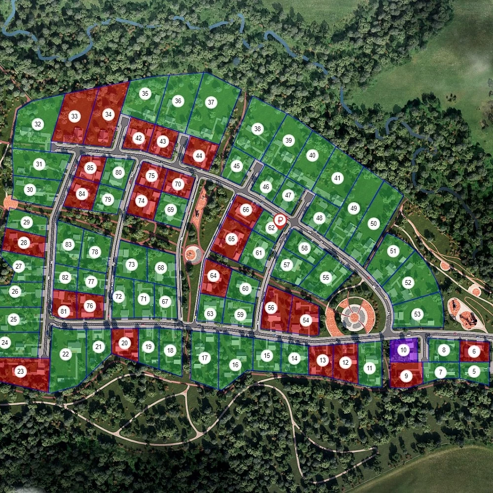 План поселка Сканди Парк