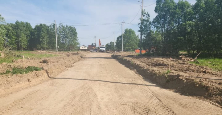 Новости о посёлке Началась прокладка дорог во второй очереди поселка