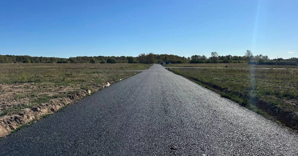 Новости о посёлке Дорожное строительство в Оттепели завершено