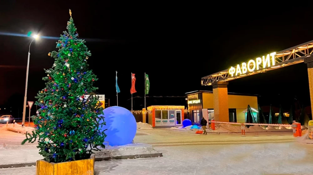 Новости о посёлке Поселок украсили к новому году