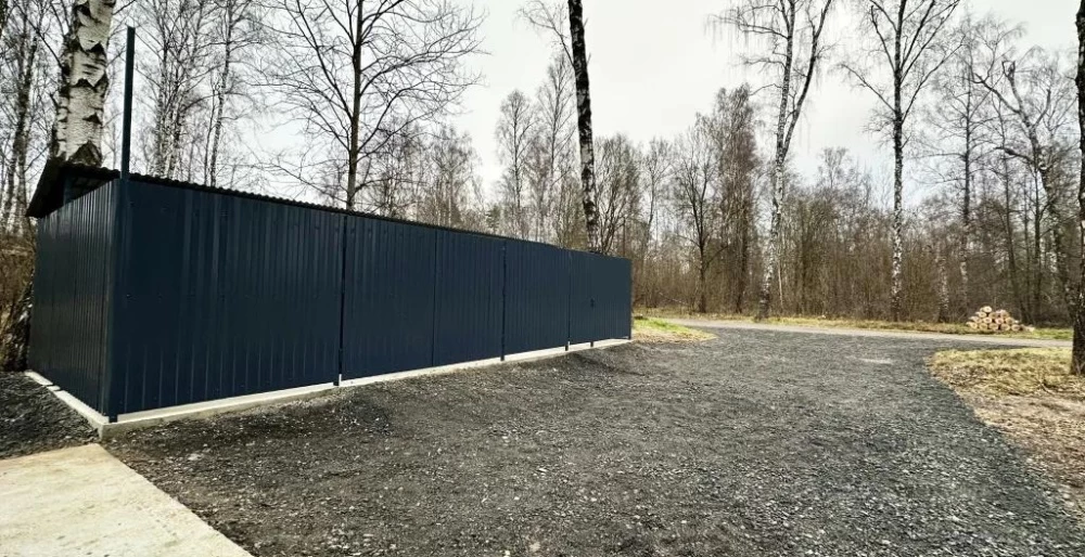 Новости о посёлке В поселке смонтирована площадка для сбора ТБО