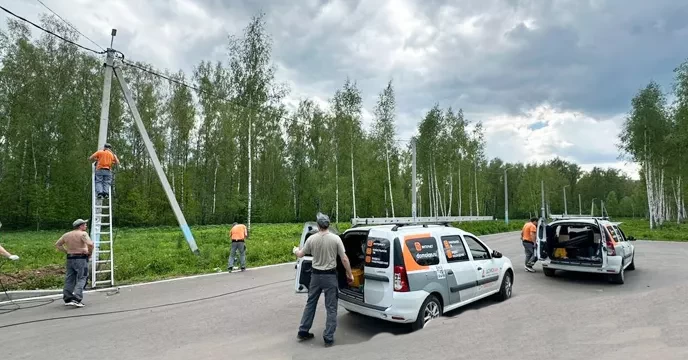 Новости о посёлке В поселке появился интернет