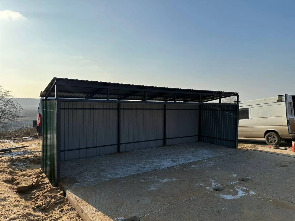 Новости о посёлке Смонтирована площадка для сбора ТБО