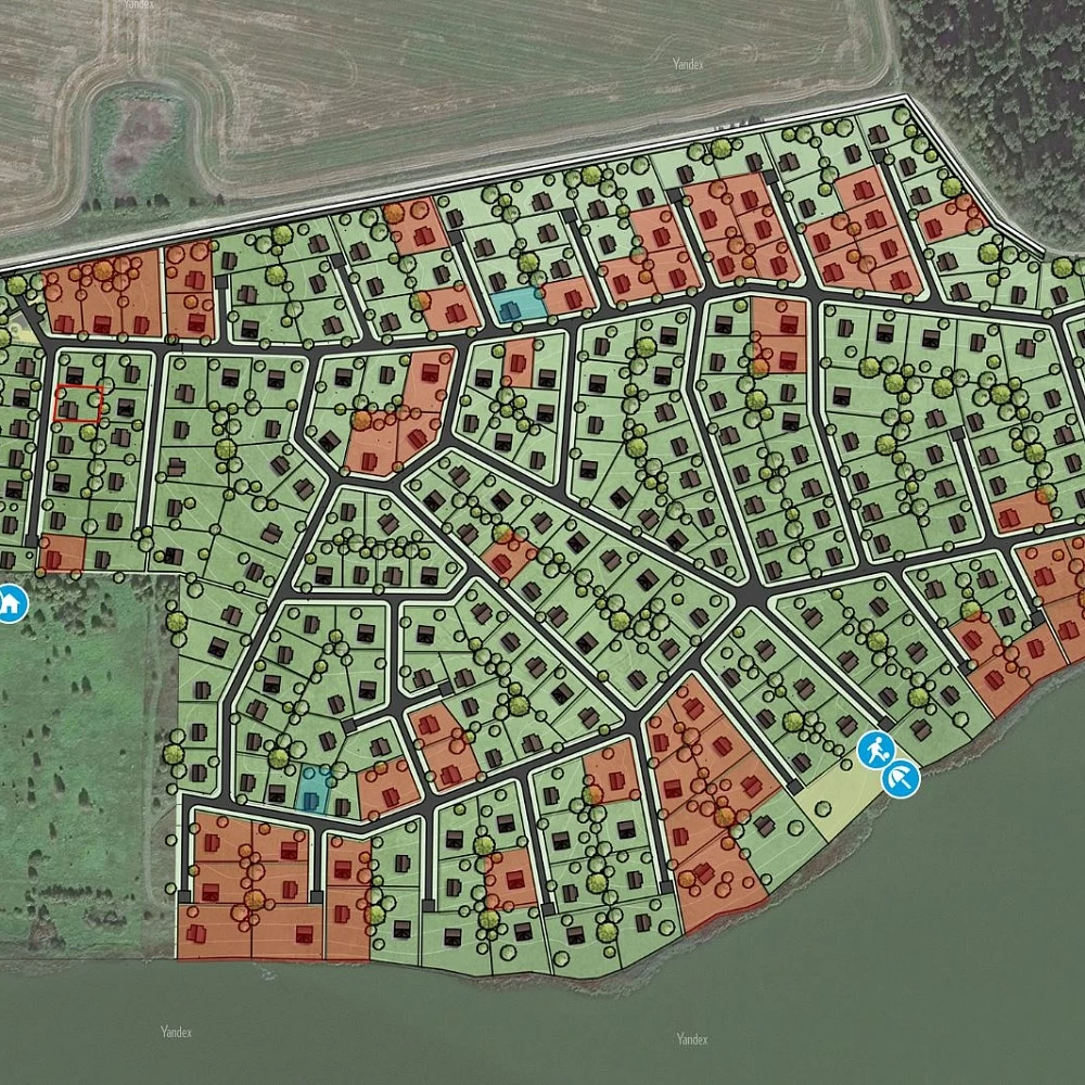 План поселка Власьево