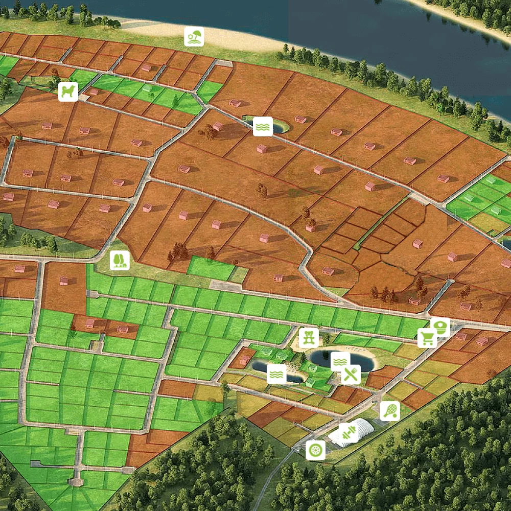 План поселка Горки-1