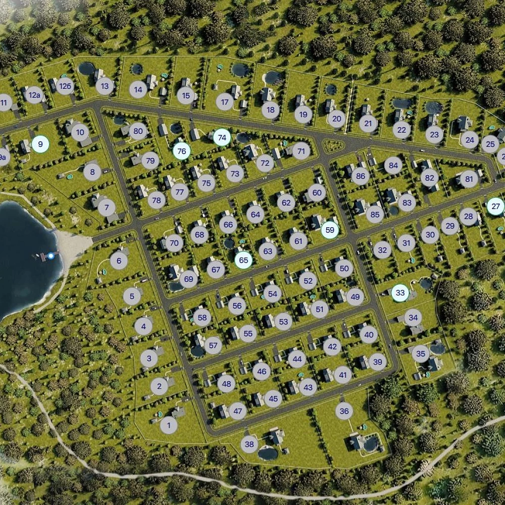 План поселка Woodside Residence