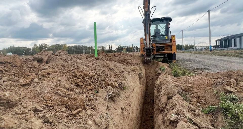 Новости о посёлке В поселке идет прокладка кабеля электроснабжения