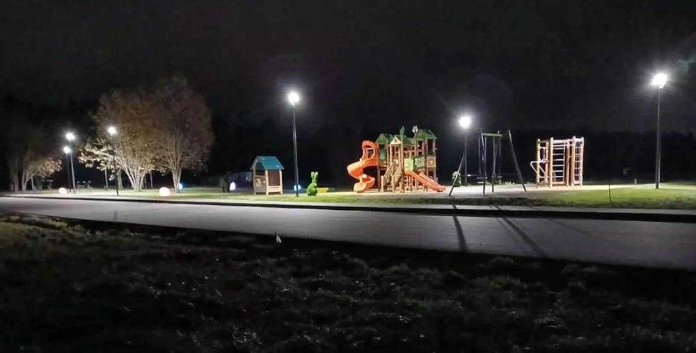 Новости о посёлке Смонтировано уличное освещение