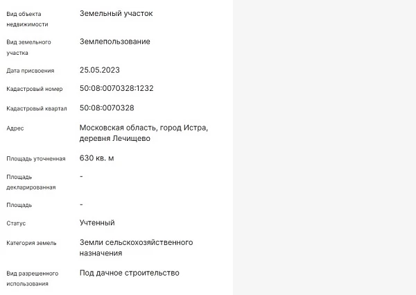 Скрин ЕГРН Онлайн