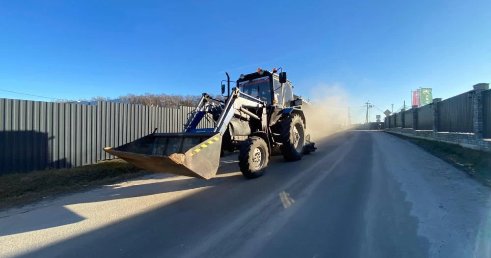 Новости о посёлке Обслуживание дороги от пос. Регата до пос. Династия