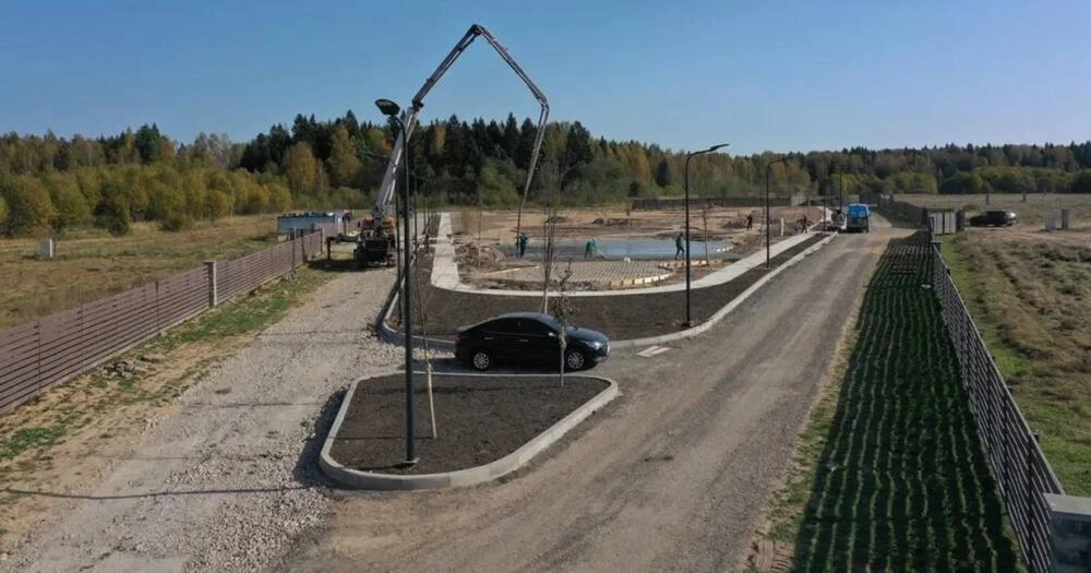 Новости о посёлке Строительство сквера в поселке