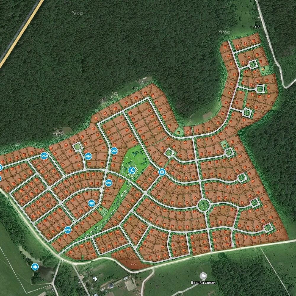 План поселка Высоты-2