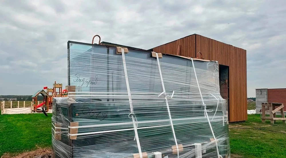 Новости о посёлке В Артемово ИЖС строят помещение для охраны