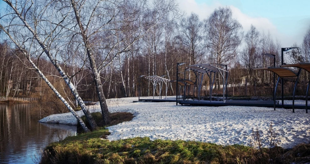 Новости о посёлке Новогодний подарок жителям - зона отдыха с пляжем у озера