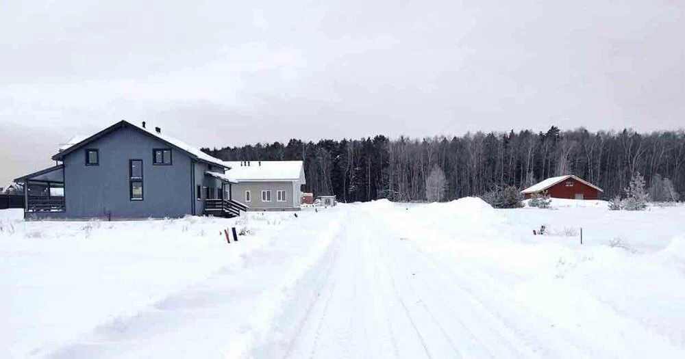 Новости о посёлке В поселке построены первые дома