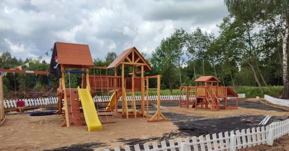 Новости о посёлке Установлена детская площадка