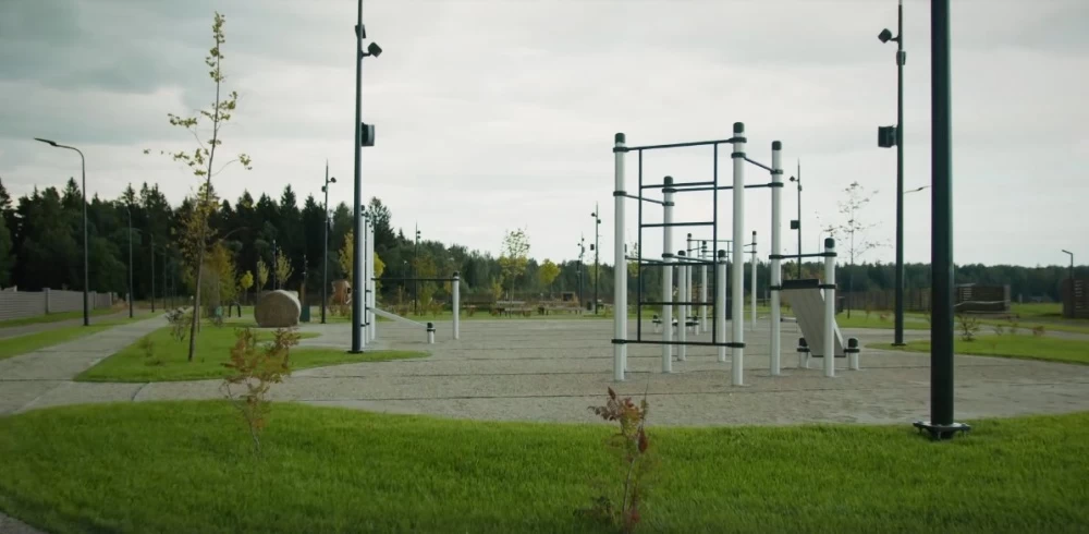 Новости о посёлке В поселке построена площадка для work-out 