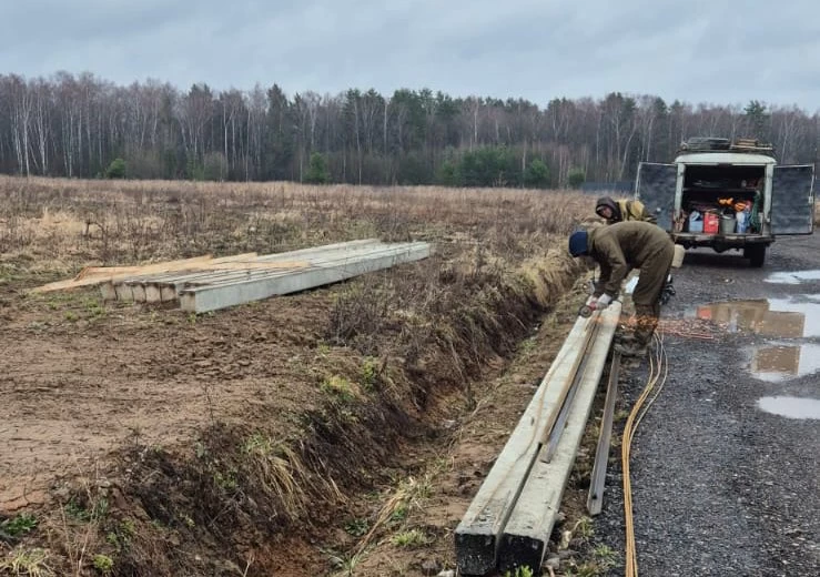 Новости о посёлке В поселке началась электрификация