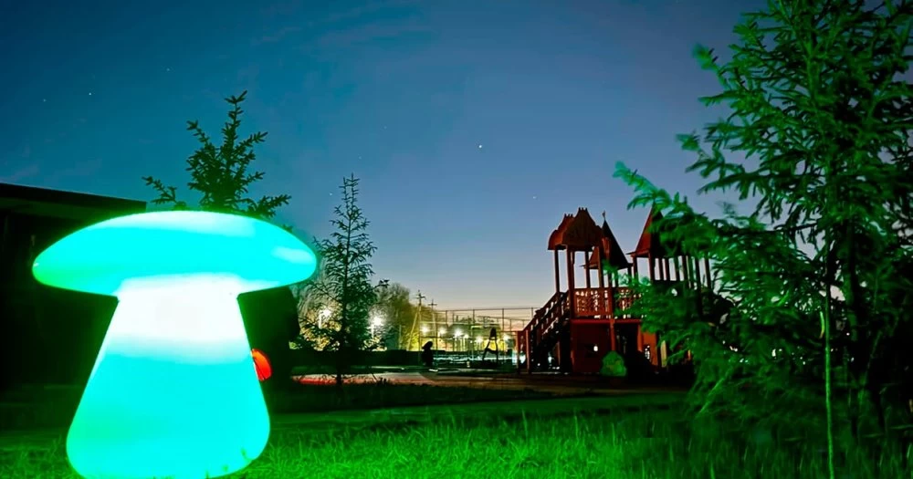 Новости о посёлке Оригинальное уличное освещение в поселке