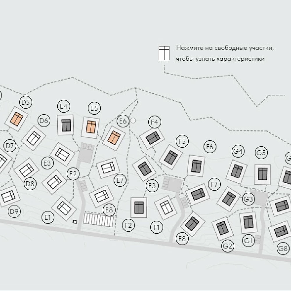 План поселка Пайн Ривер Хиллс