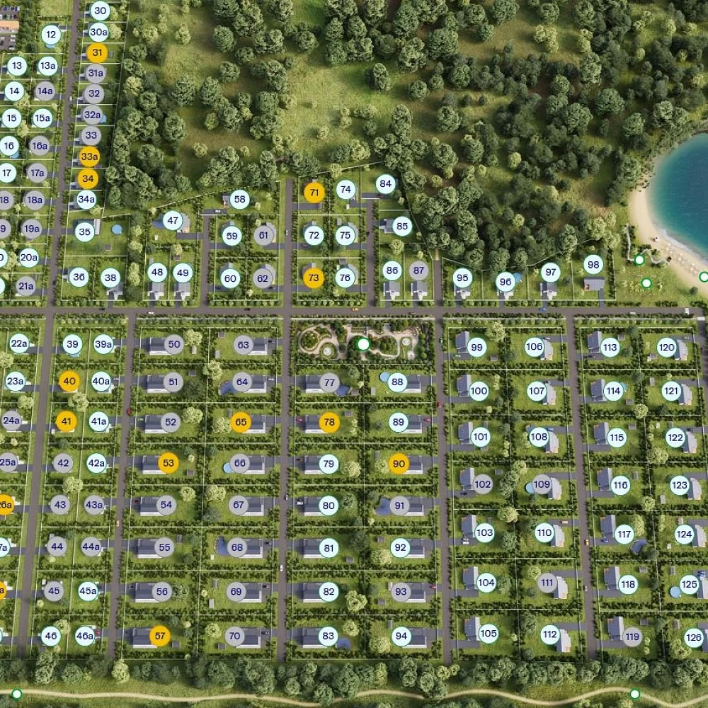 План поселка Lakeside Residence